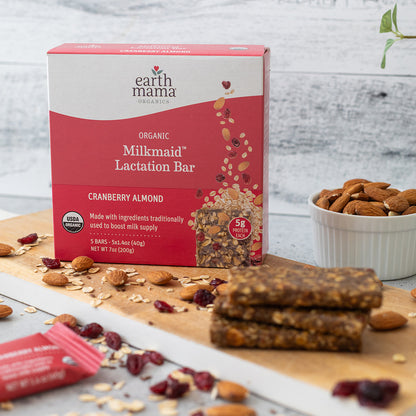 Organic Milkmaid® Lactation Bars Cranberry Almond
