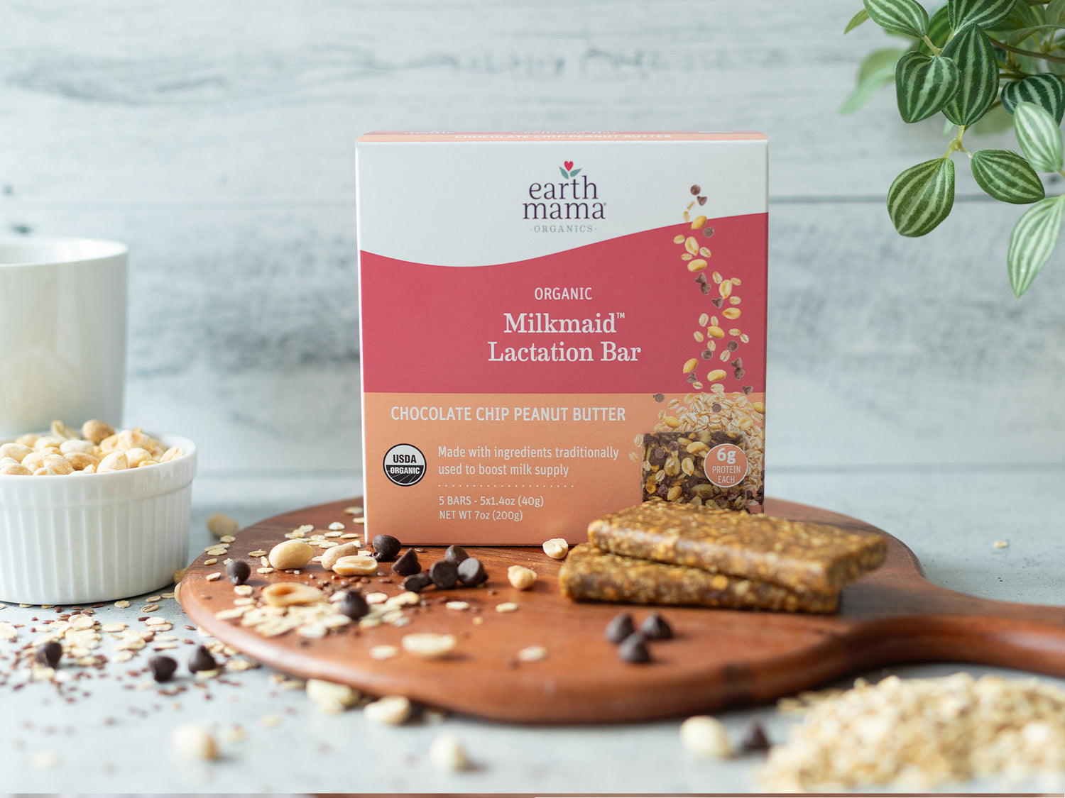 Organic Milkmaid Lactation™ Bar Chocolate Chip Peanut Butter